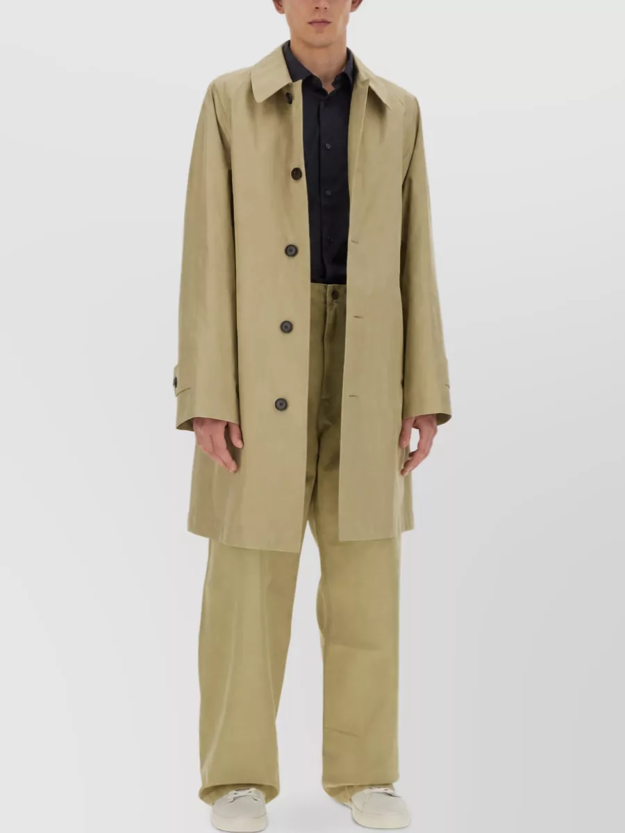 Burberry Cotton Wide-Leg Trousers