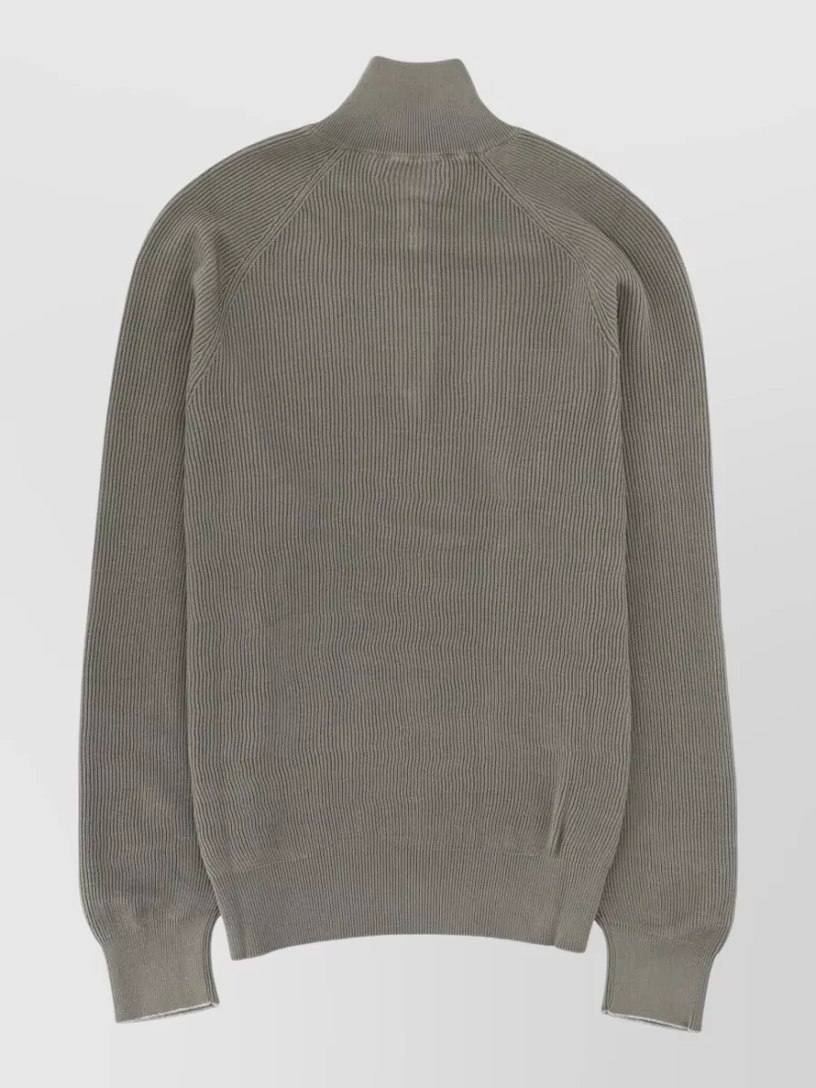 Brunello Cucinelli Cotton Zip Polo Shirt