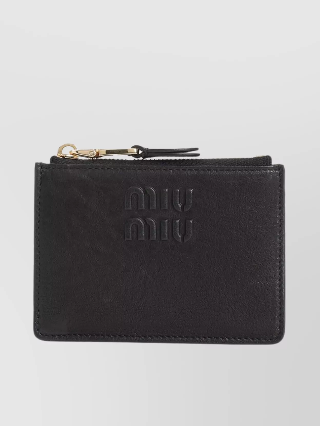 Miu Miu Logo Embossed Cardholder Multiple Slots