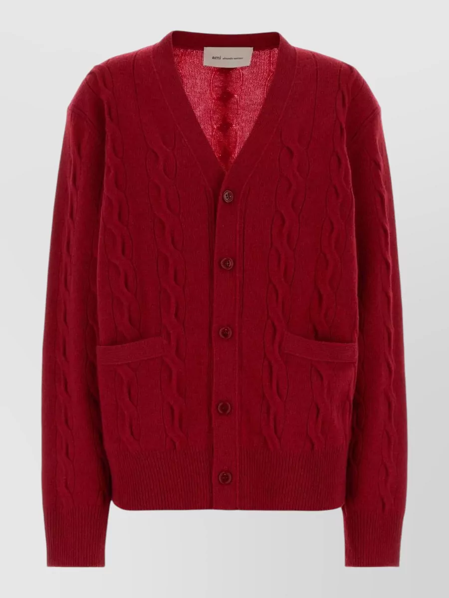 Ami Paris merino wool cardigan