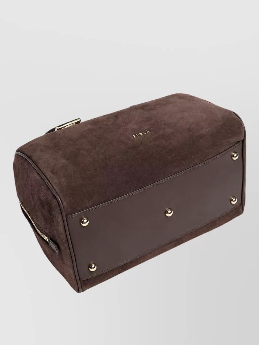 Furla Medium Leather Boston Bag