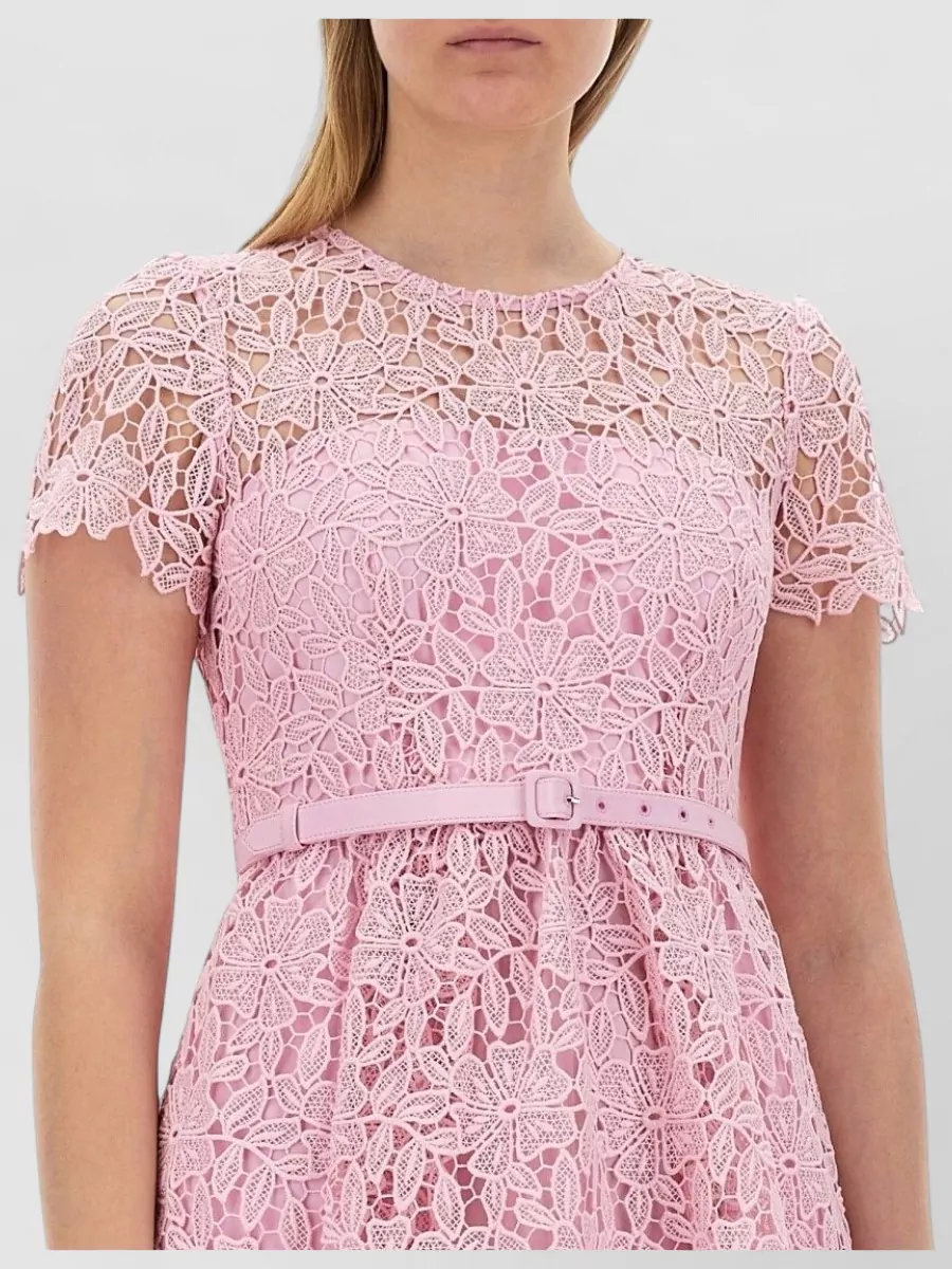 Self-Portrait Lace mini dress