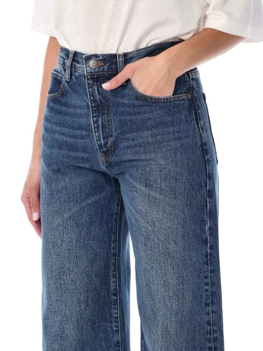 Frame Denim High-Rise Wide-Leg Jeans