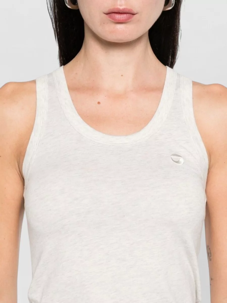 Coperni Sleeveless Top With Scoop Neck Design