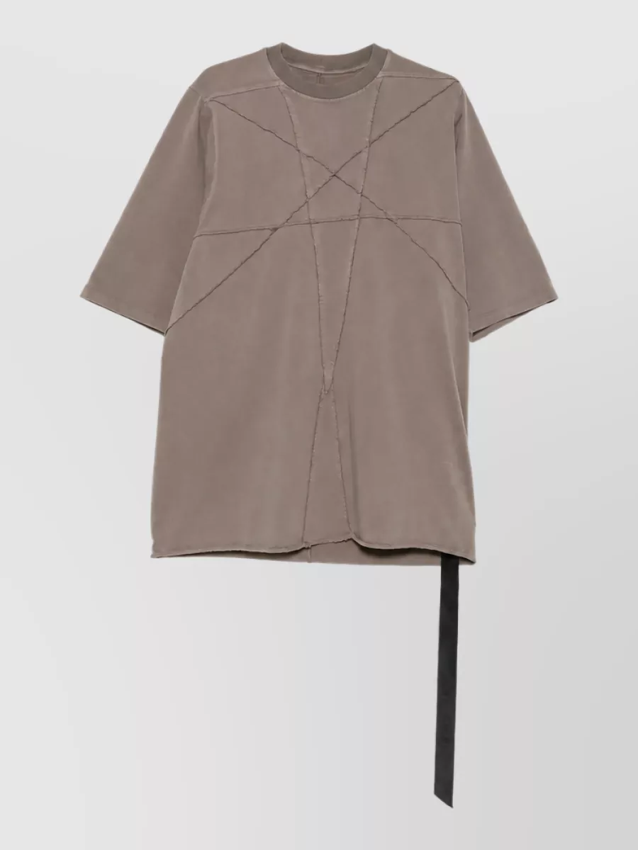 Rick Owens Drkshdw Pentagram stitch cotton short-sleeve t-shirt