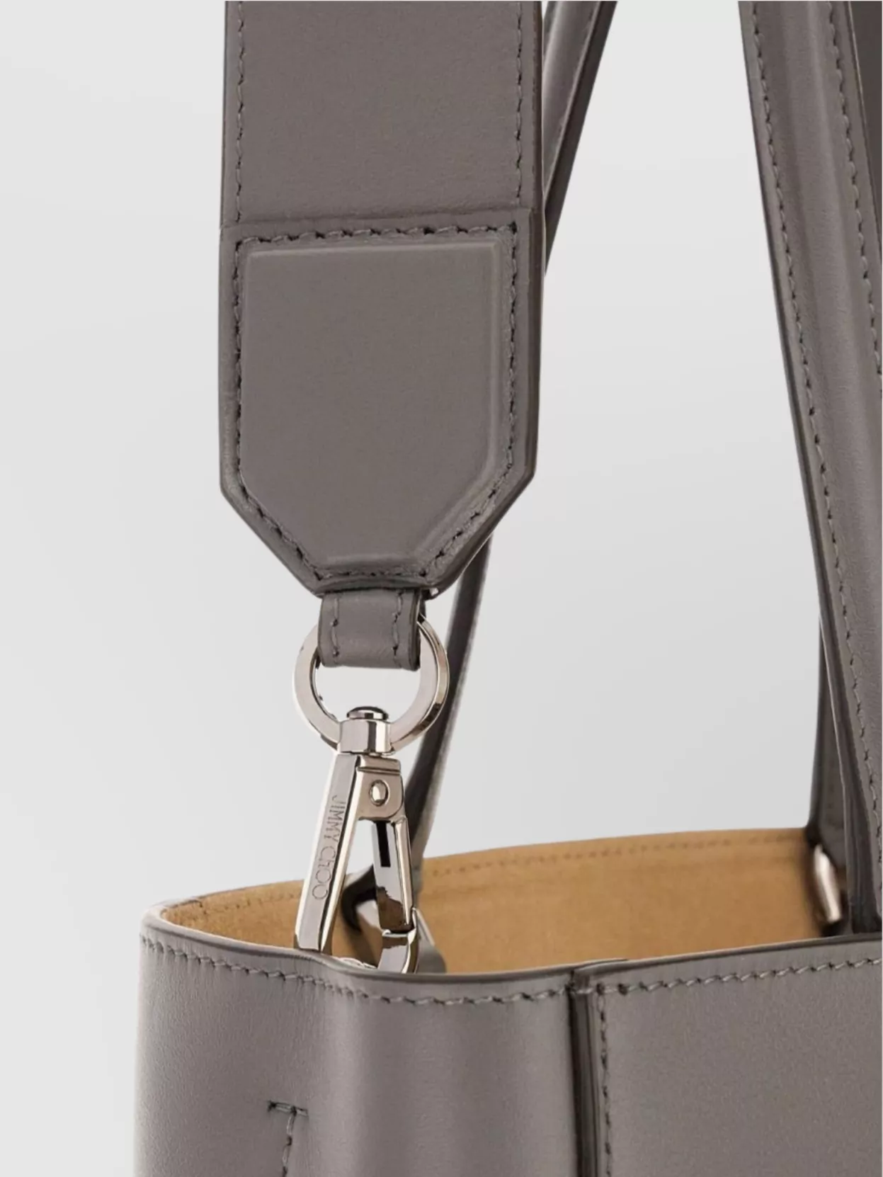 Jimmy Choo Medium Lenny Calf Leather Tote Bag