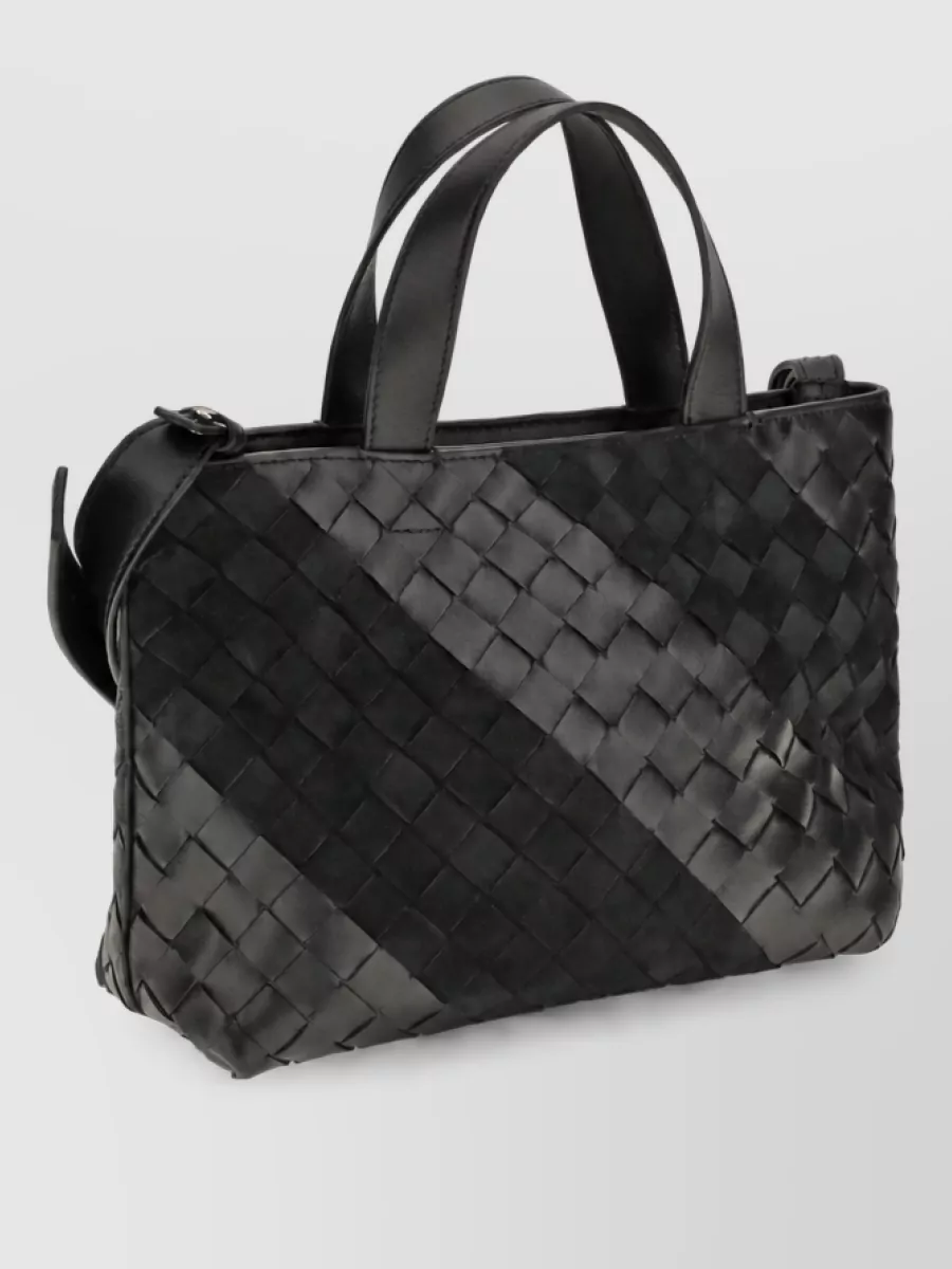 Bottega Veneta Leather Intrecciato Tote Bag