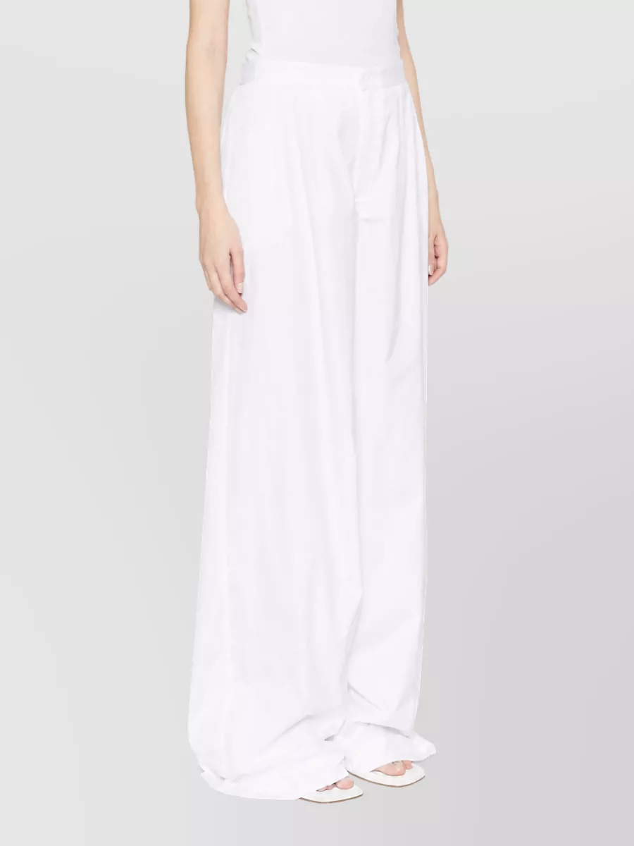Ermanno Scervino Cotton Wide-Leg Trousers
