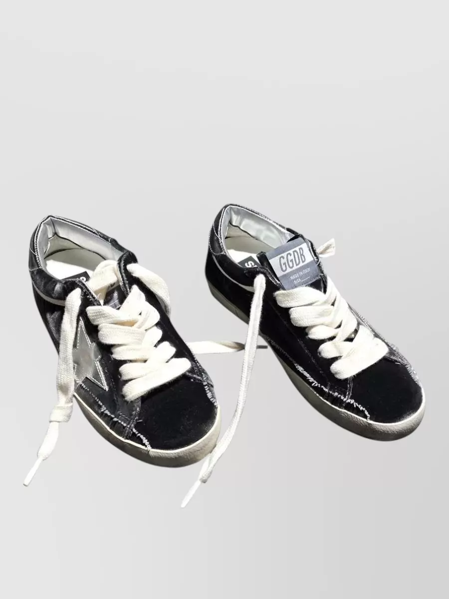 Golden Goose Velvet Low-Top Sneakers