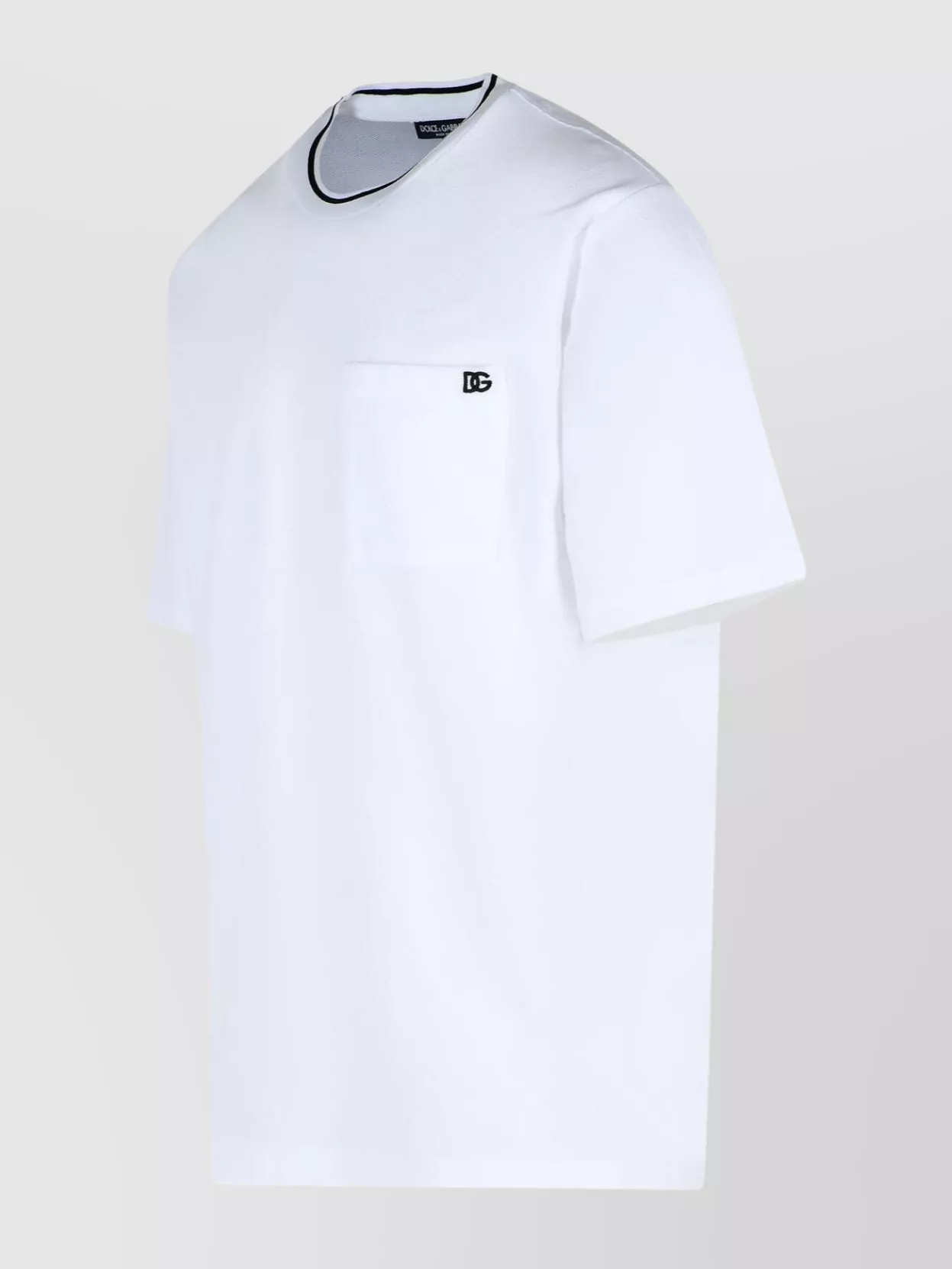 Dolce&Gabbana Cotton Piquet T-Shirt Pocket