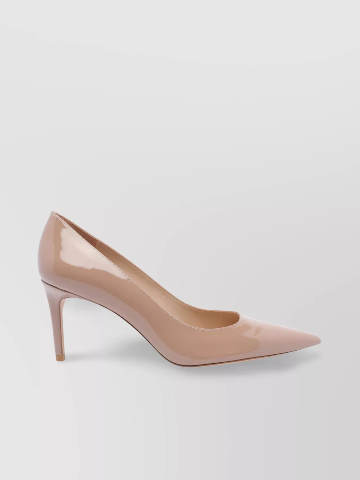Stuart Weitzman Pointed Toe Patent Leather High Heel Pumps