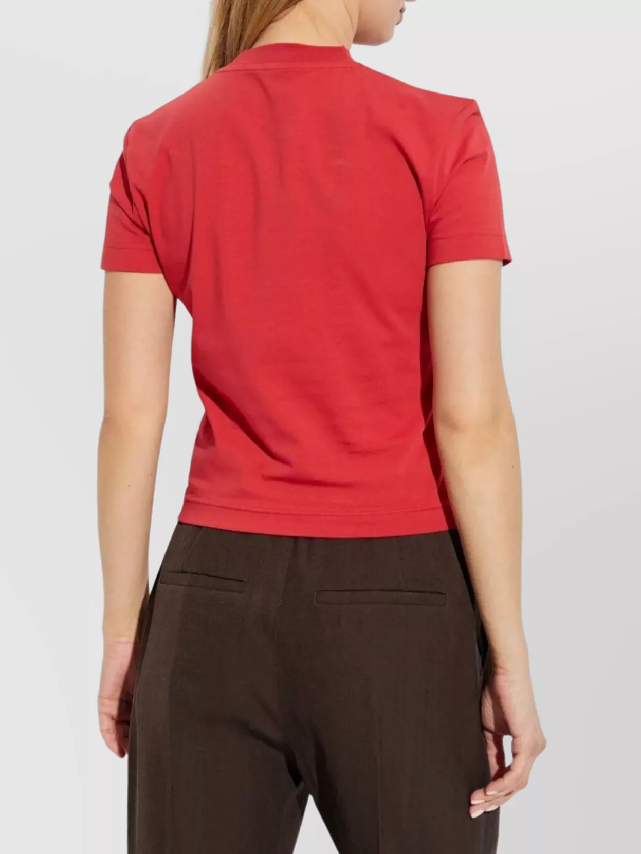 Jacquemus Ribbed Neckline Crew Neck Short Sleeves