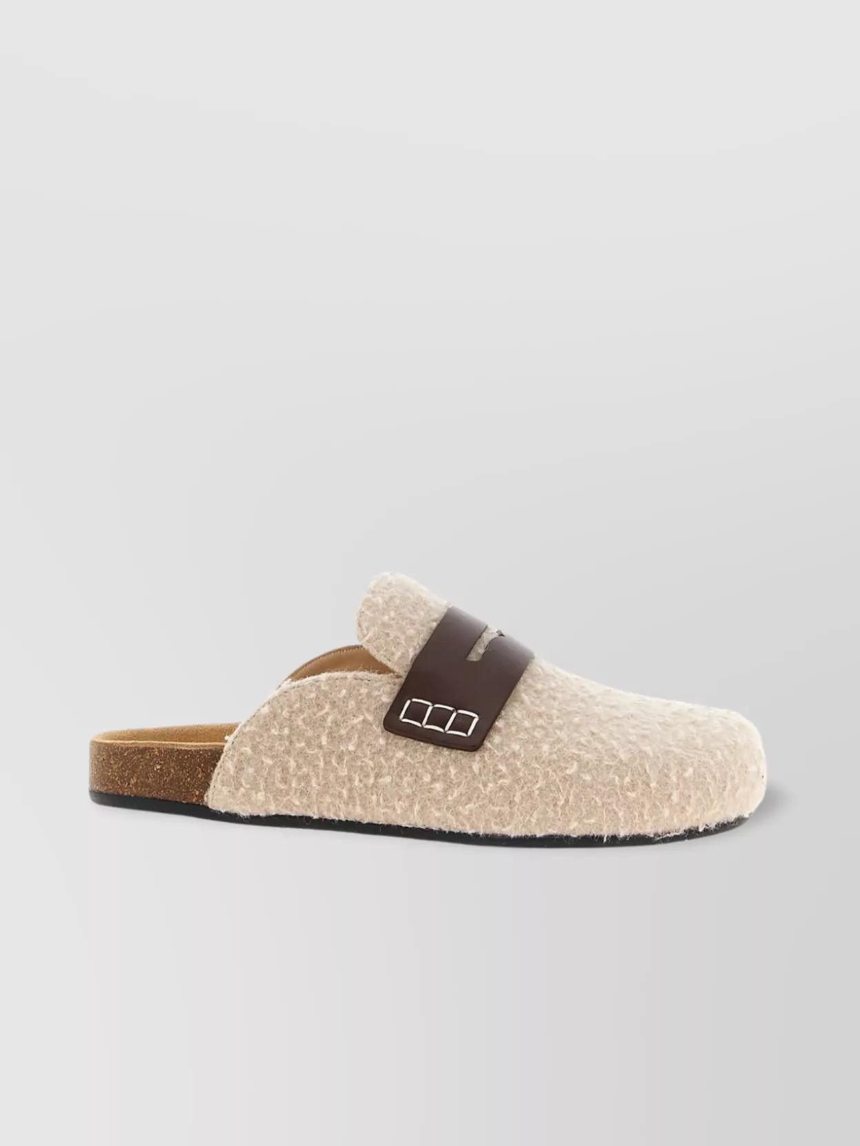 Jw Anderson Faux Fur Strap Mules