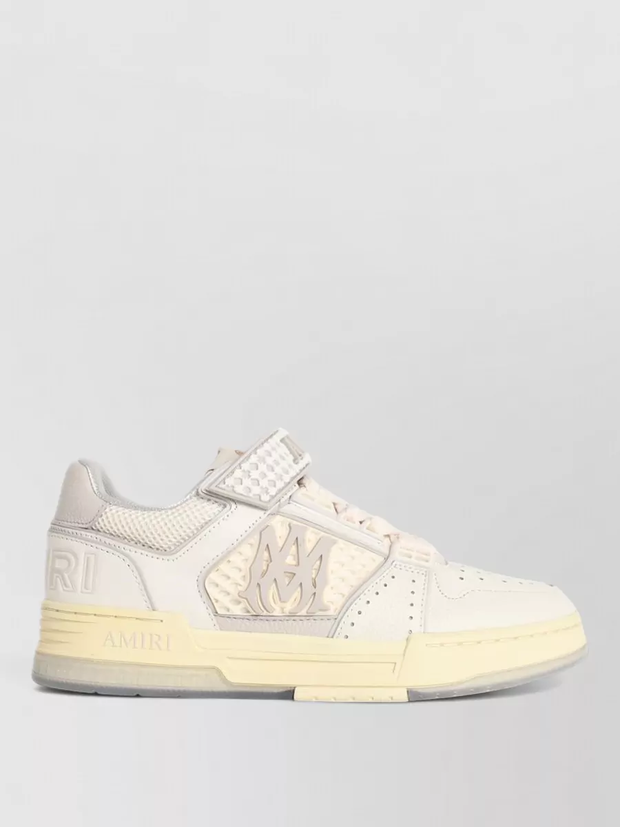 Amiri Skyline Sneakers Rubber Sole Perforated Toe Box