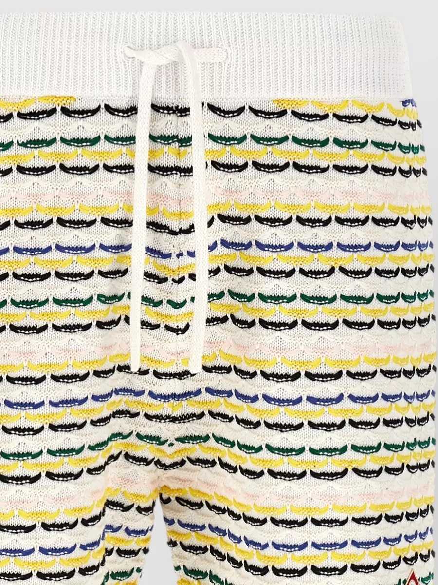 Casablanca Cotton Knit Bermuda Shorts