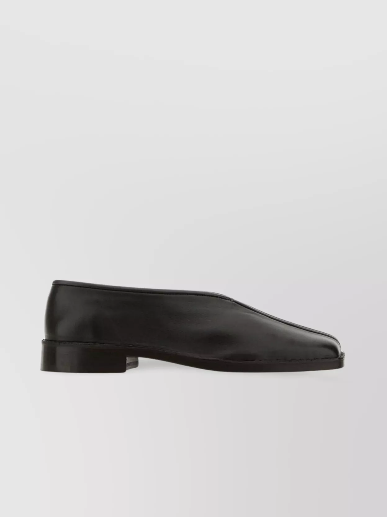 Lemaire Leather Round Toe Slip Ons