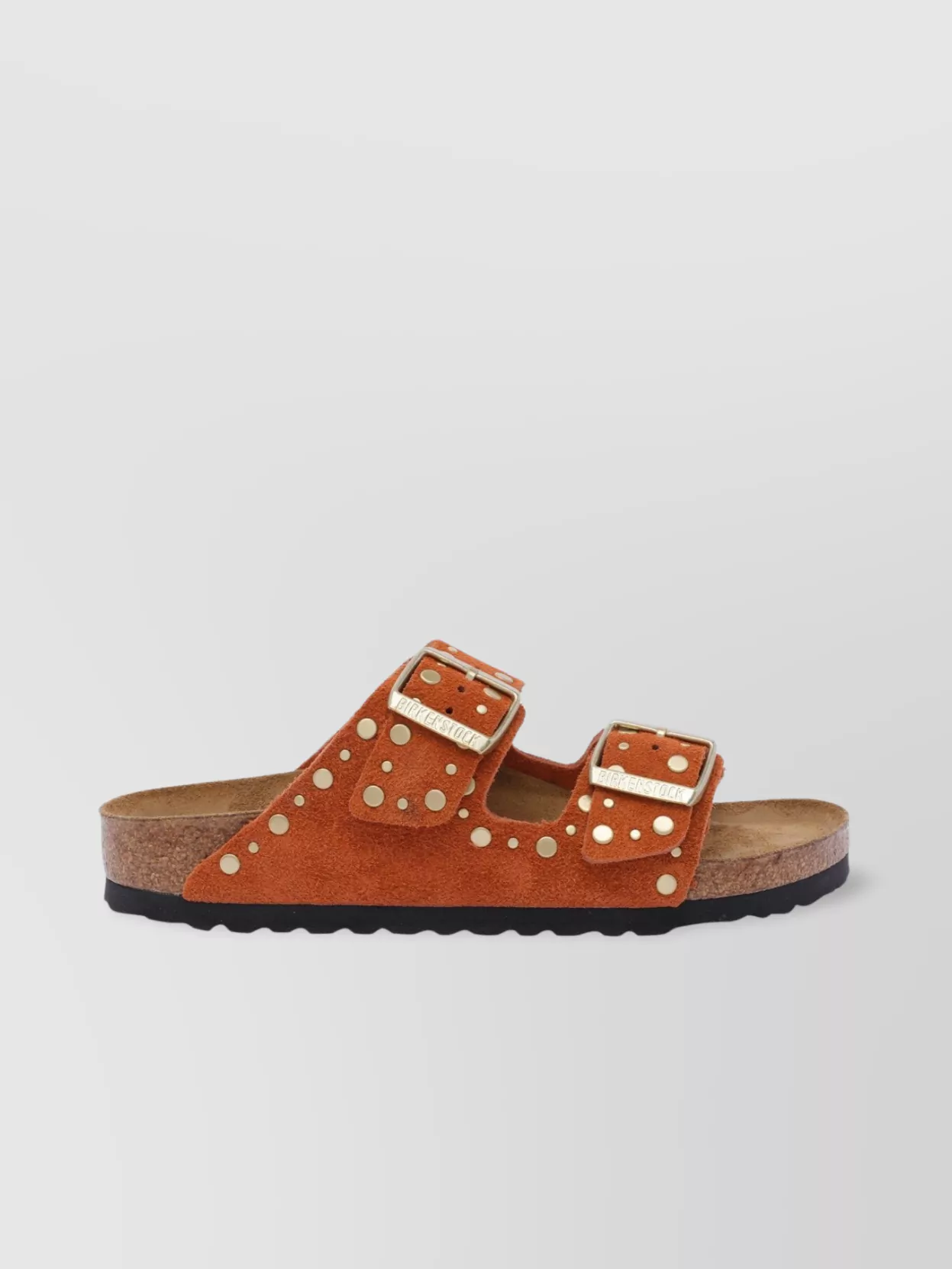 Birkenstock Studded Suede Sandals Buckles