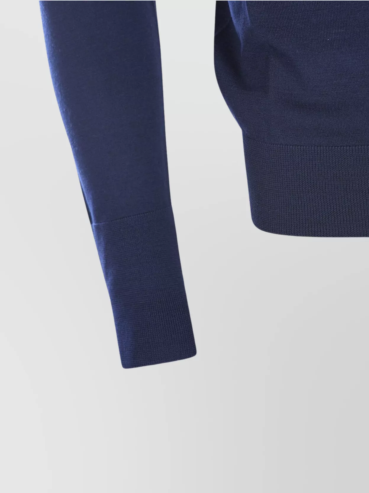 Eleventy Timeless Crewneck Sweater With Ribbed Details