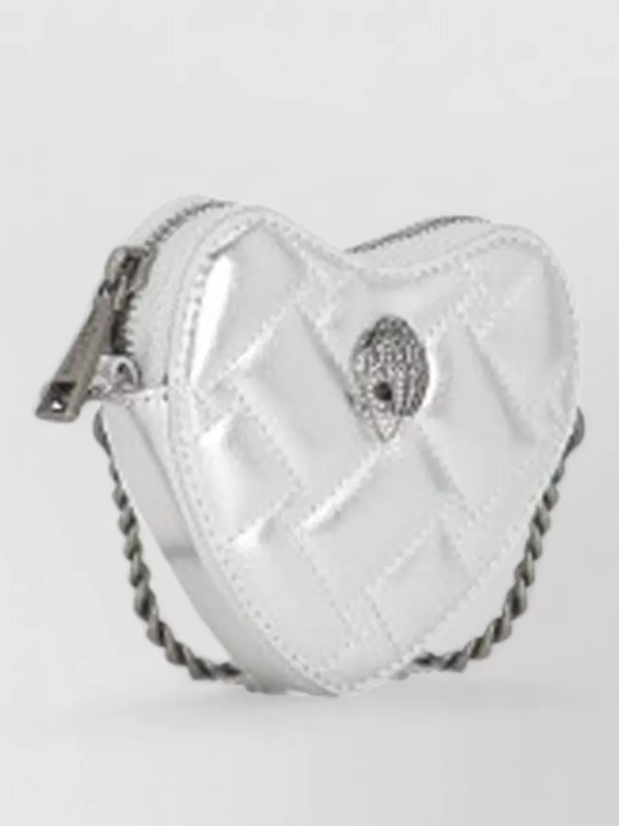 Kurt Geiger Shoulder Bag Heart Chain Strap Detail