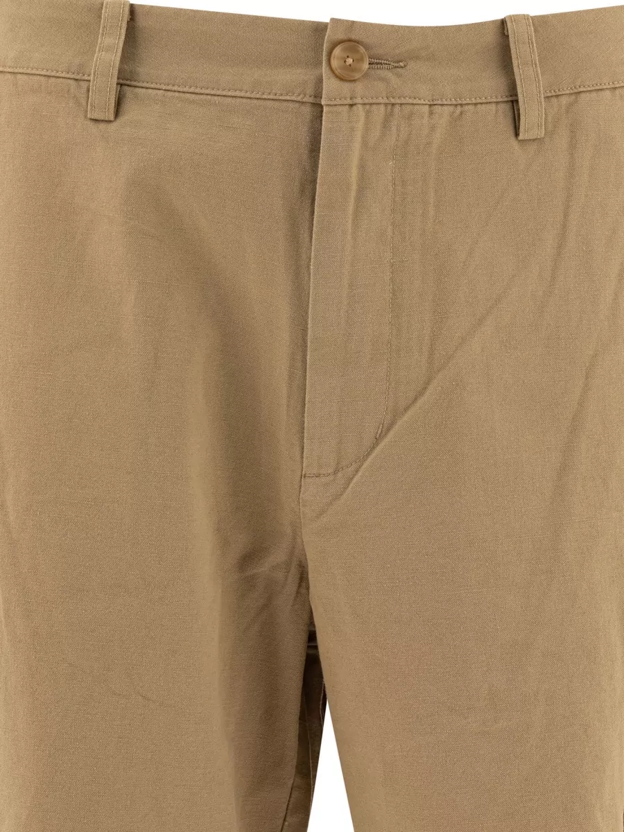 Vince Cotton Linen Cargo Shorts
