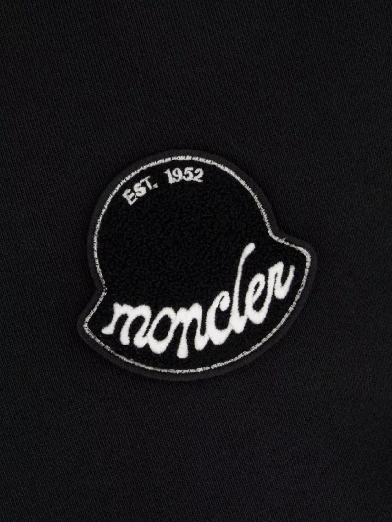 Moncler Cotton Sweatshirt With Hood And Ribbed Cuffs
