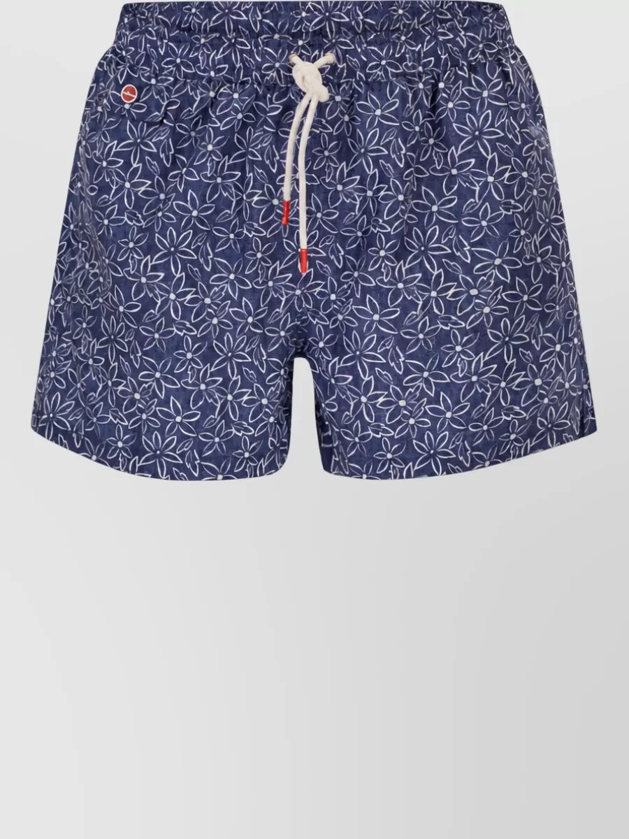 Kiton printed swim shorts