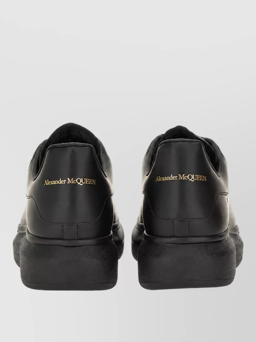 Alexander Mcqueen Leather Oversized Low-Top Sneakers