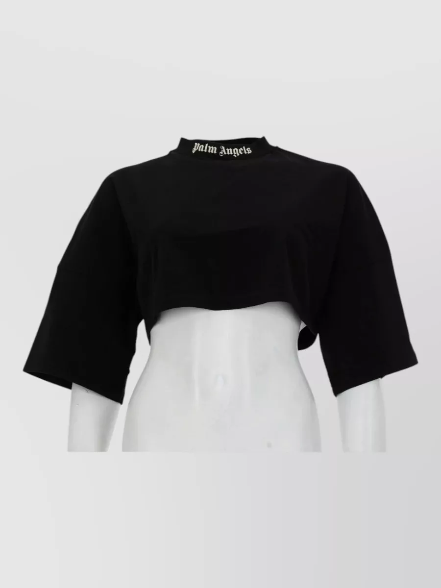 Palm Angels cropped t-shirt