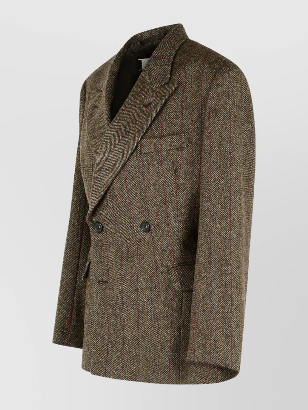 Maison Margiela Tailored Wool Blazer Notched Lapels