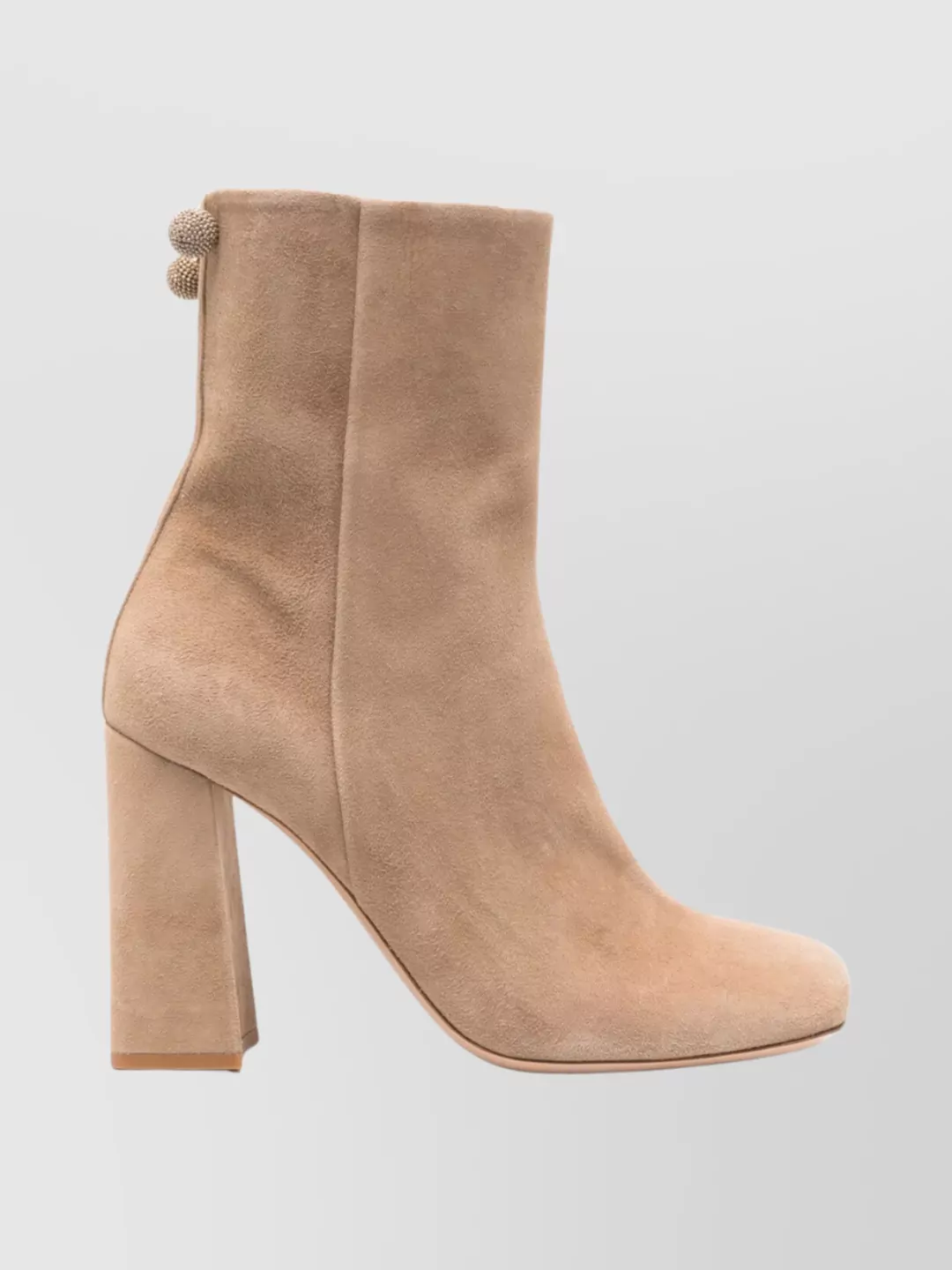 Fabiana Filippi Ankle Boots With Block Heel And Detail