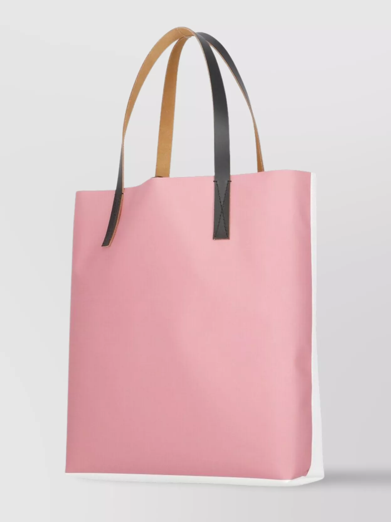 Marni Shoulder Bag With Contrast Stitching And Graphic Print