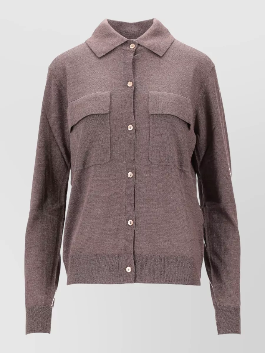 Parosh cashmere wool silk cardigan