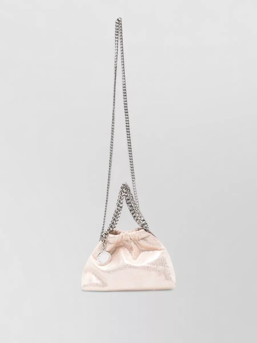 Stella Mccartney falabella mini metallic shoulder bag