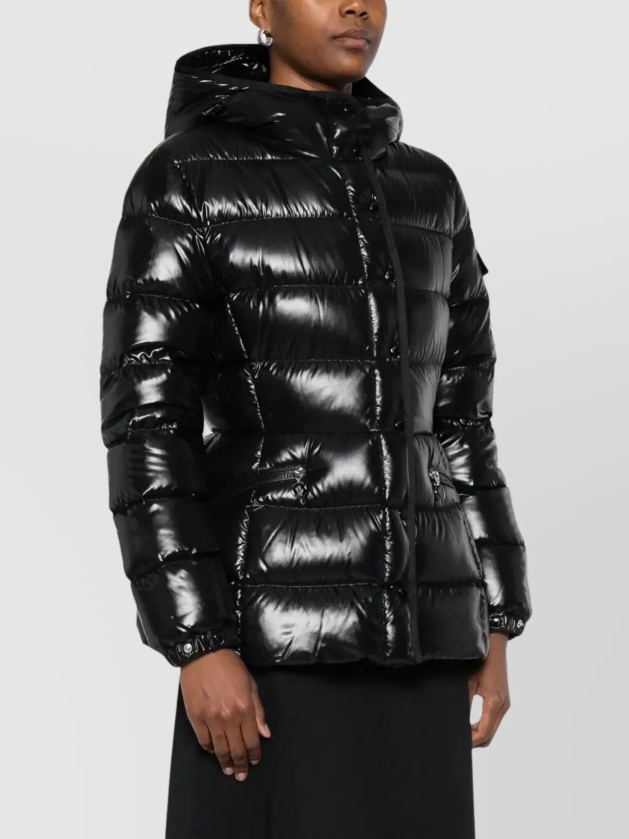 Moncler Quilted down jacket with adjustable hood | The