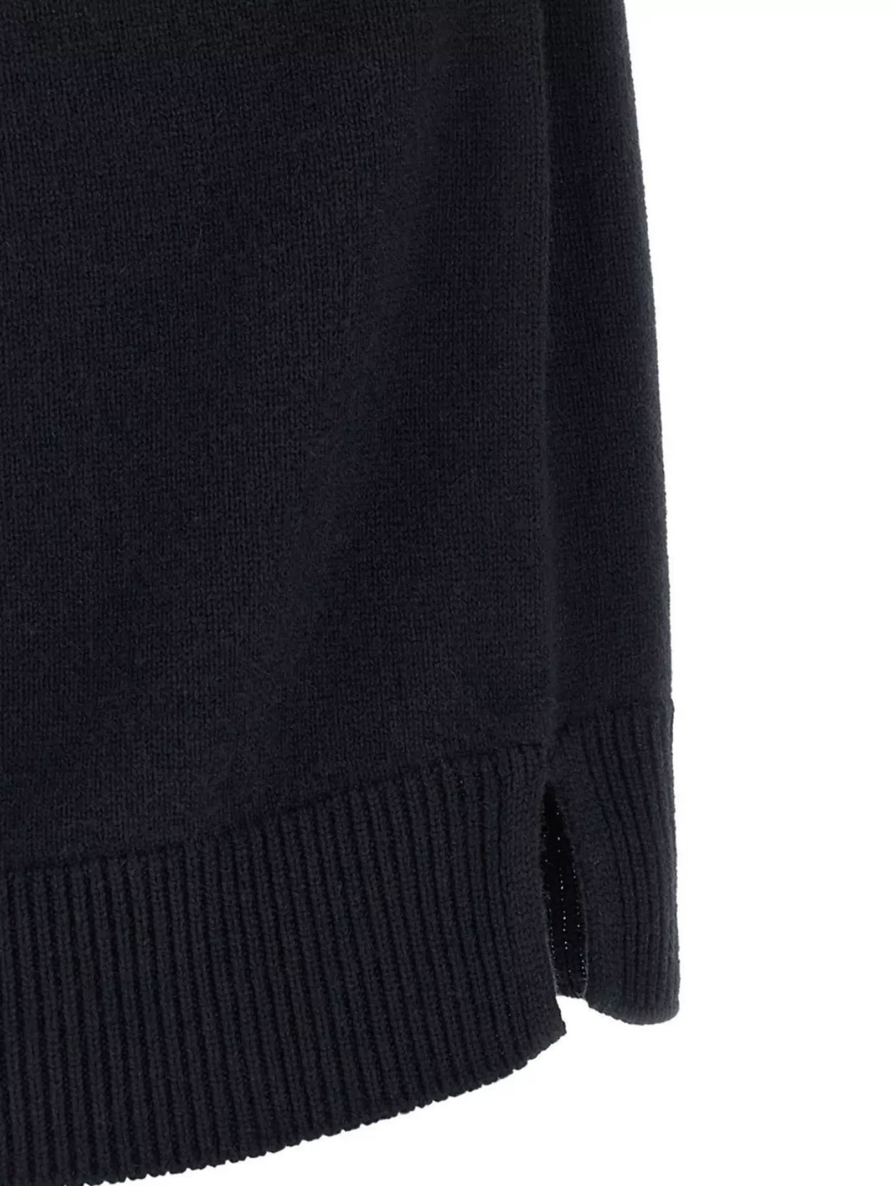 S Max Mara Turtleneck Sweater With Ribbed Cuffs And Hem