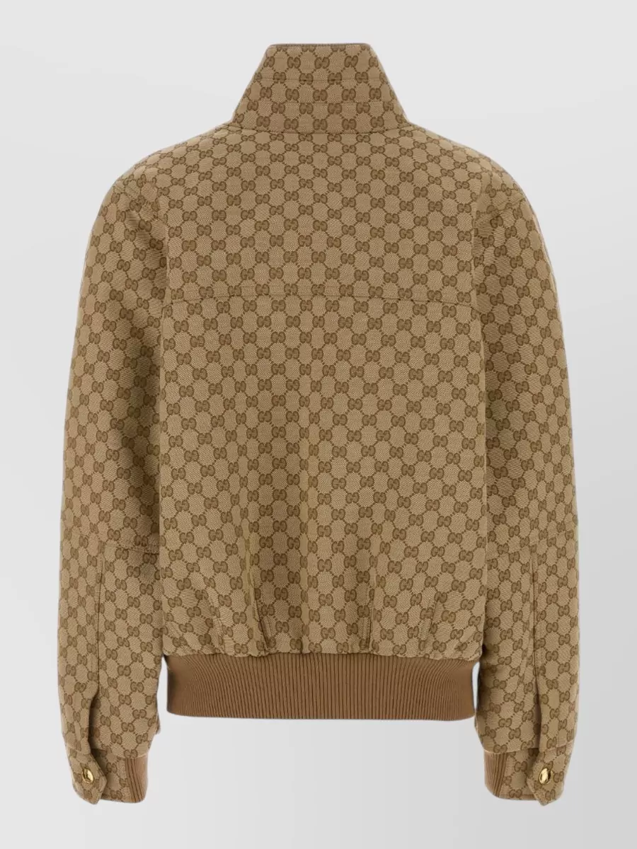 Gucci Jacquard Bomber Jacket