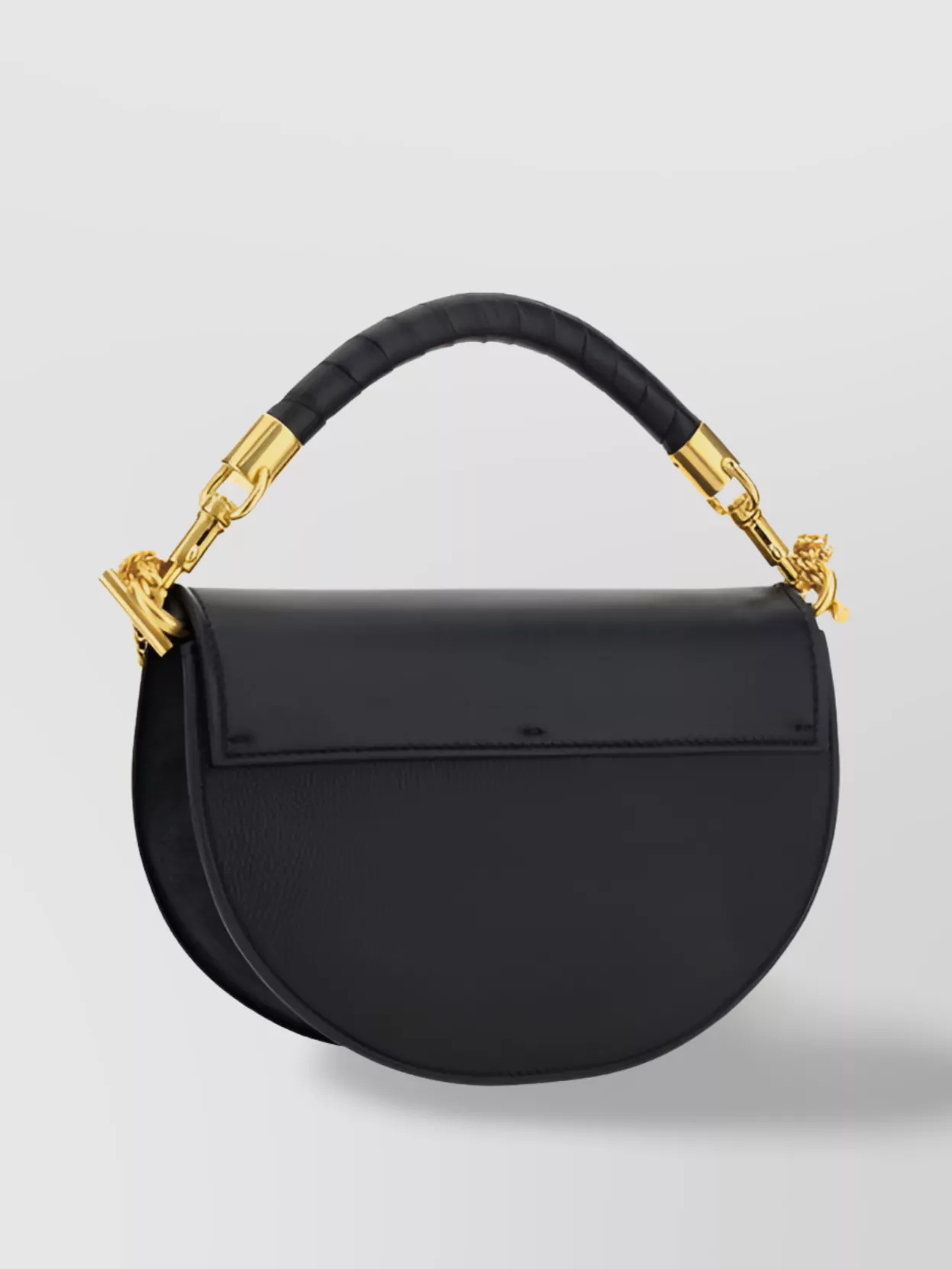 Shop Chloé Calfskin Metal Panel Handbag
