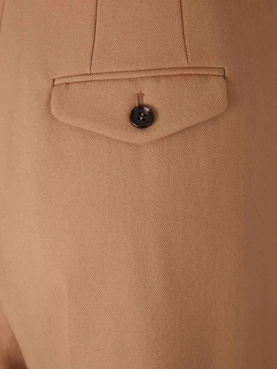 Chloé High Waist Knee Length Straight Trousers