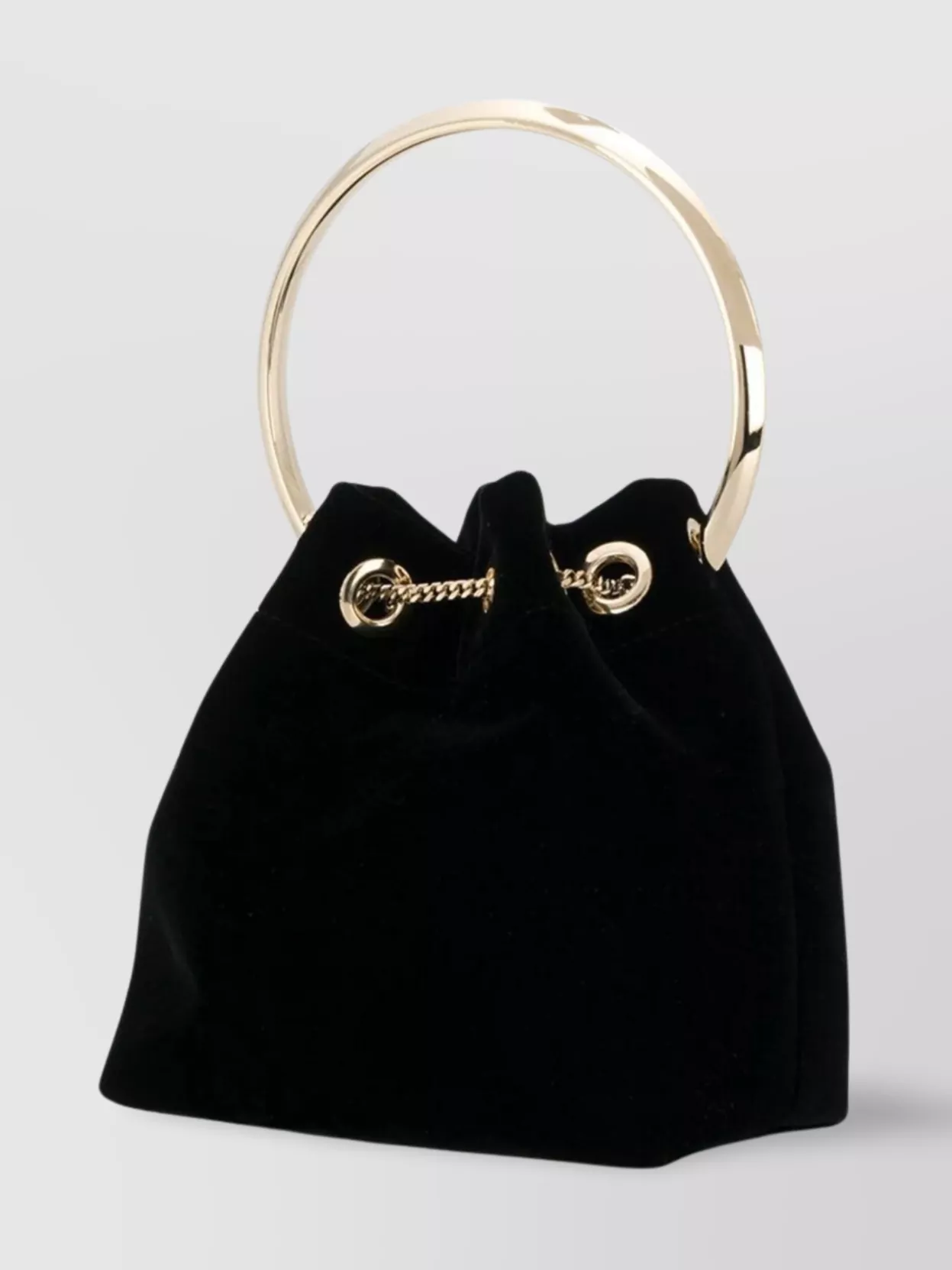 Jimmy Choo Round Handle Shoulder Bag Tassel