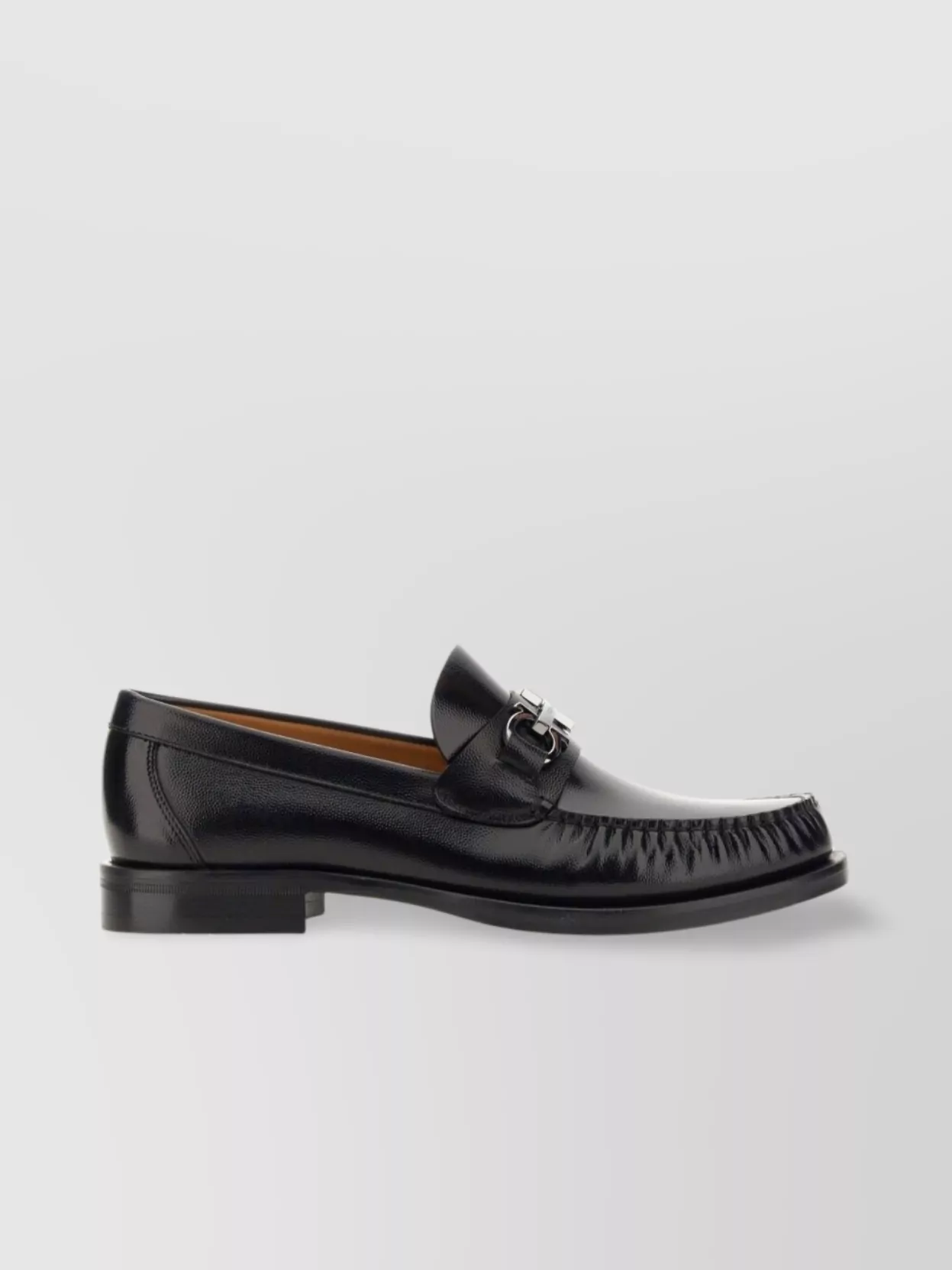 Ferragamo Gancini Loafers Metal Hardware