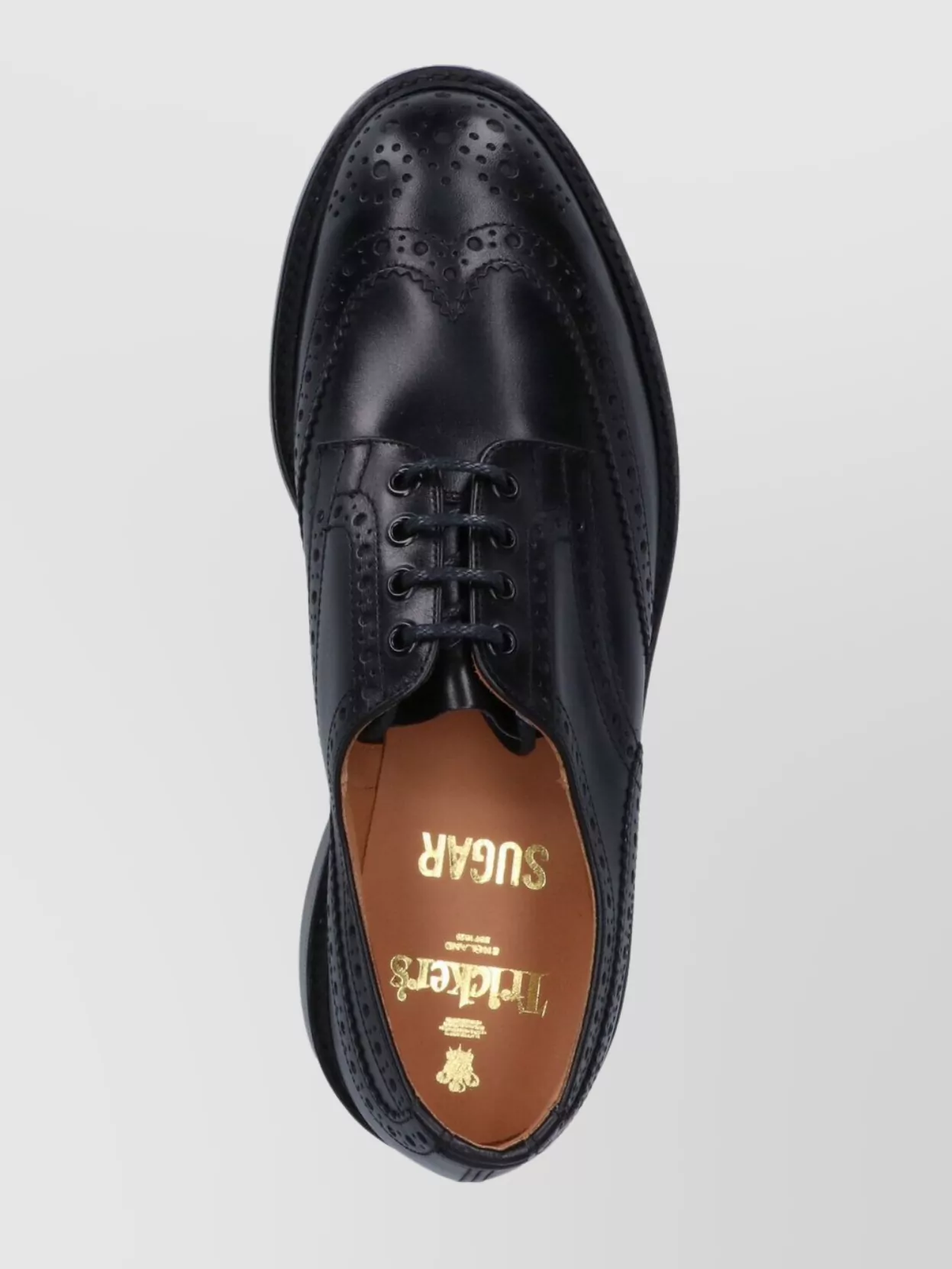 Tricker's Brogue Detailing Lace Shoes