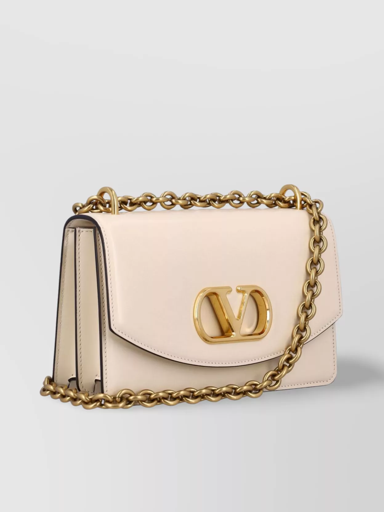 Valentino Garavani Small Leather Chain Shoulder Bag