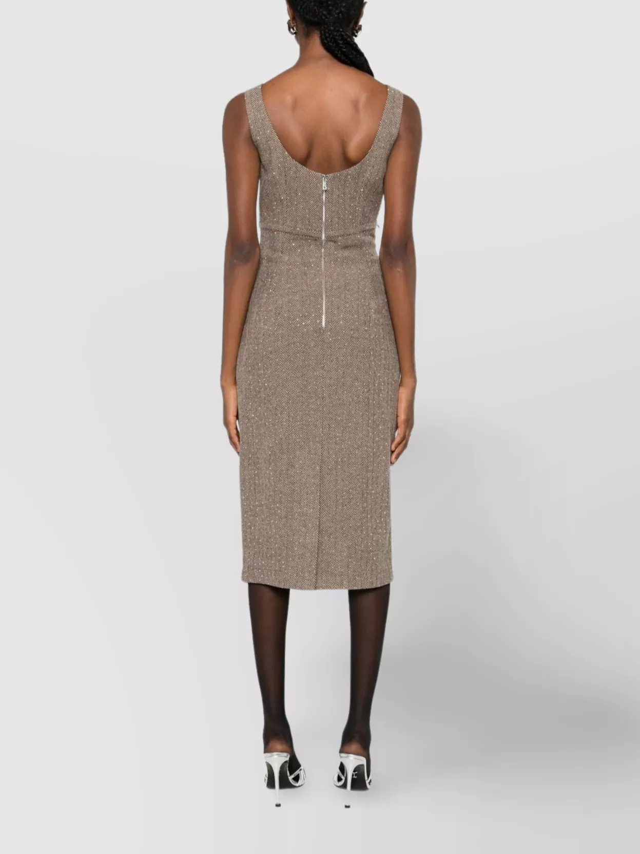 Ermanno Firenze Dress With Bow Detail And Fitted Silhouette