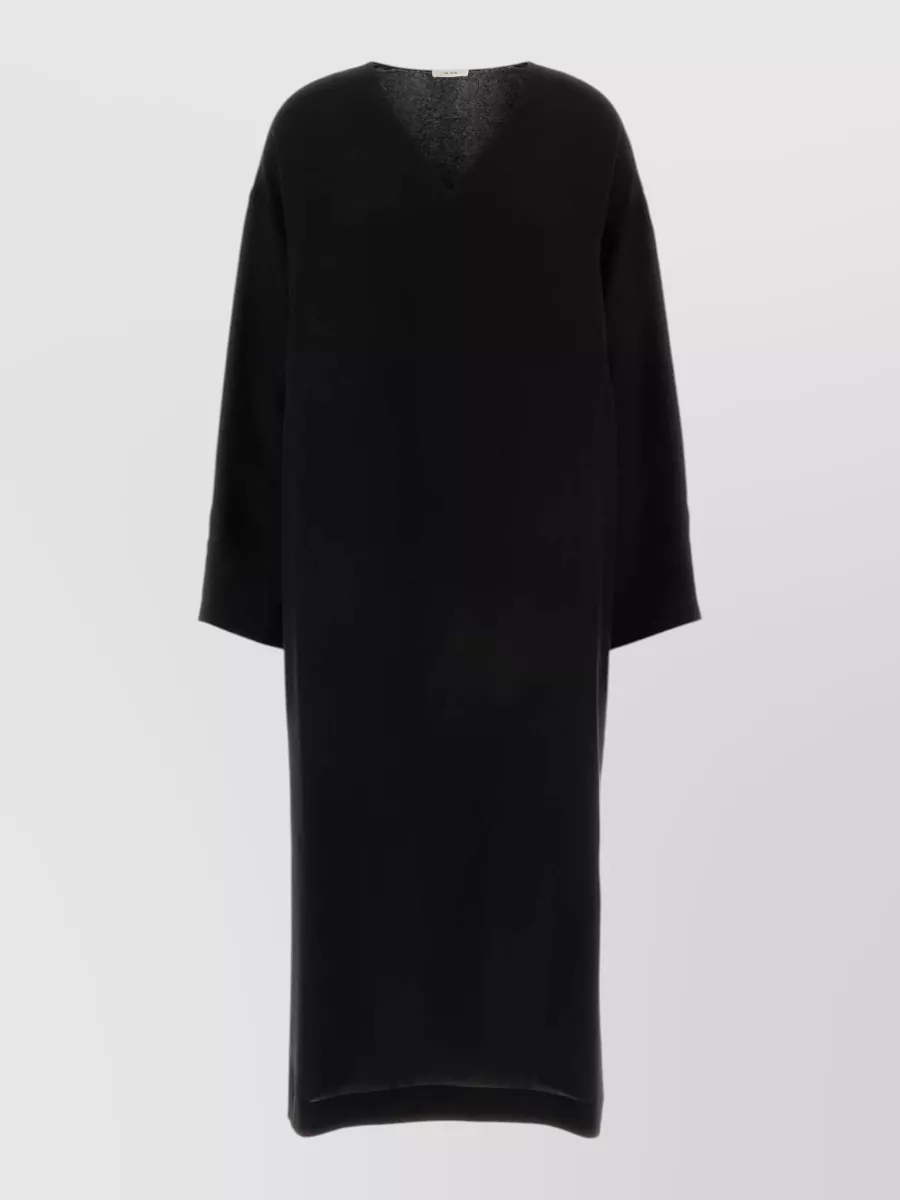 The Row silk midi dress