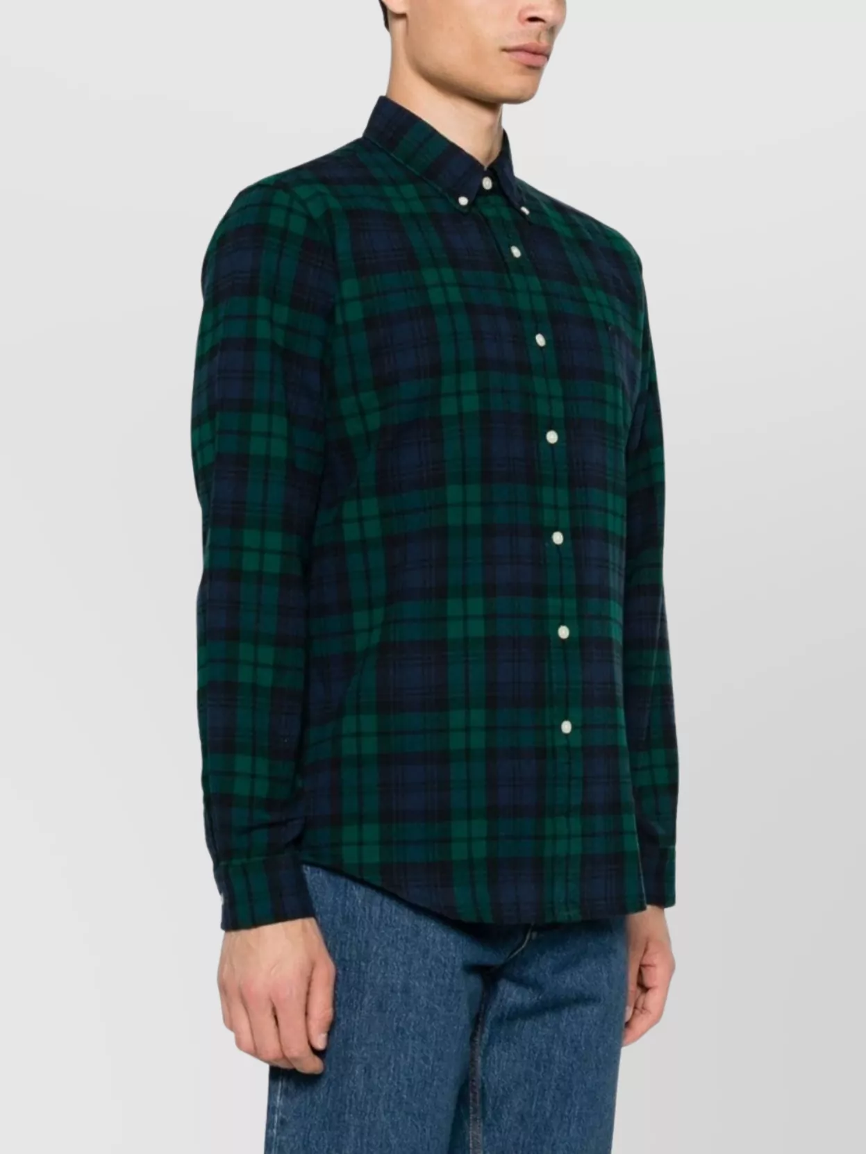 Ralph Lauren Casual Plaid Check Long Sleeve Shirt