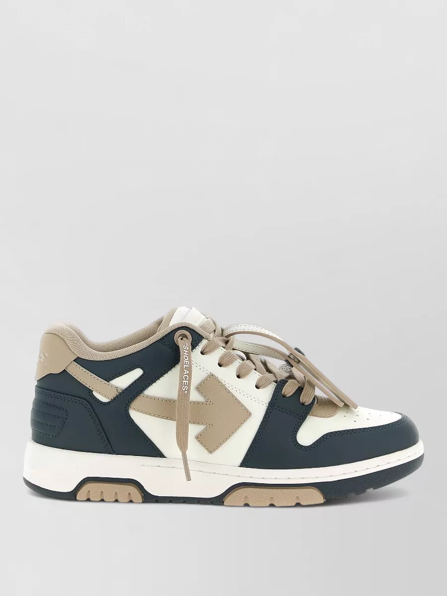 Off-White Leather High-Top Sneakers