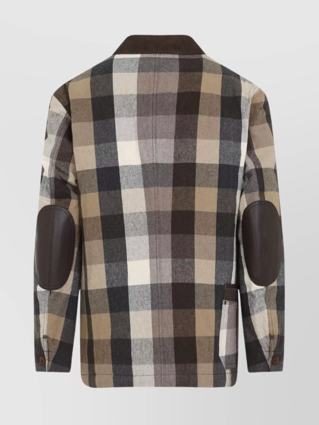 Junya Watanabe Long-sleeved Checked Shirt In Multi