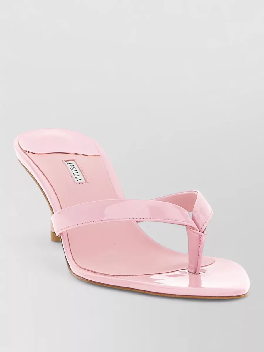 Le Silla Vinyl Stiletto Sandals