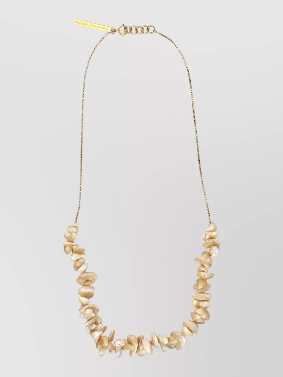 Dries Van Noten shell pendant necklace
