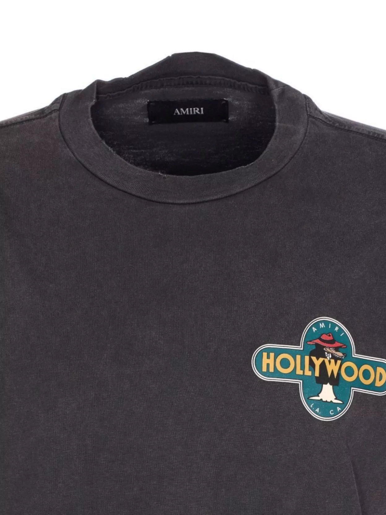 Amiri Logo Graphic Print Crewneck T-Shirt